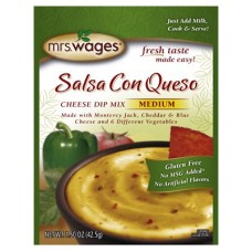 MRS WAGES: Salsa Con Queso Dip Mix, 1.5 oz