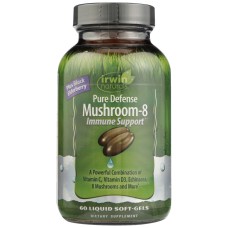 IRWIN NATURALS: Pure Defense Mushroom-8 Immune Support, 60 sg