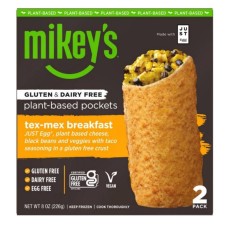MIKEYS: Plant Based Pockets Tex Mex Breakfast, 8 oz