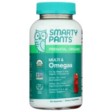 SMARTYPANTS: Organic Prenatal Multi and Omegas, 120 pc