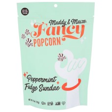 MADDY & MAIZE: Peppermint Fudge Sundae Popcorn, 4.5 oz