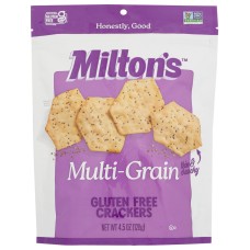 MILTONS: Multi Grain Gluten Free Crackers, 4.5 oz