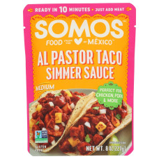 SOMOS: Al Pastor Taco Simmer Sauce, 8 oz