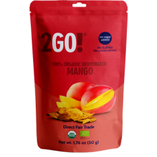 2GO: Organic Dried Mango, 1.76 oz