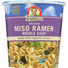 DR MCDOUGALLS: Miso Ramen Noodle Soup Cup, 1.9 oz