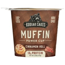 KODIAK: Muffin Cup Cinnamon Roll, 2.29 oz