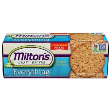 MILTONS: Gourmet Crackers Everything, 8.4 oz