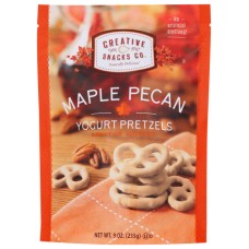 CREATIVE SNACKS: Maple Pecan Yogurt Pretzels, 9 oz
