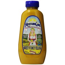 MUSTARD GIRL: Sweet N Fancy Yellow Mustard, 12 oz