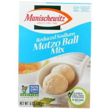 MANISCHEWITZ: Reduced Sodium Matzo Ball Mix, 5 oz
