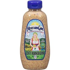MUSTARD GIRL: Zesty Horseradish Mustard, 12 oz