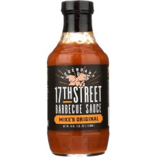 17TH STREET BARBECUE: Original Barbecue Sauce, 18 oz