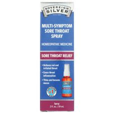 SOVEREIGN SILVER: Multi Symptom Sore Throat Spray, 2 fo SOVEREIGN SILVER: Multi Symptom Sore Throat Spray, 2 fo