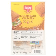 SCHAR: Multigrain Ciabatta, 7 oz
