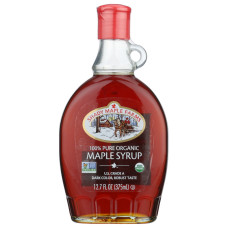 SHADY MAPLE FARM: Organic Dark Maple Syrup, 12.7 oz
