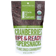MADE IN NATURE: Organic Dried Cranberries, 13 oz