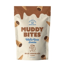 MUDDY BITES: Waffle Cone Snacks Milk Chocolate, 2.33 oz