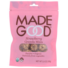 MADEGOOD: Strawberry Granola Minis, 3.5 oz