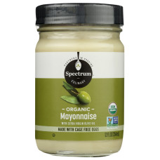 SPECTRUM NATURALS: Organic Mayonnaise with Olive Oil, 12 oz