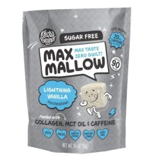 KNOW BRAINER FOODS: Lightning Vanilla Marshmallows, 96 gm
