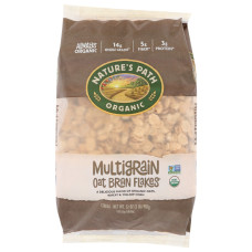 NATURES PATH: Multigrain Oat Bran Flakes Cereal, 32 oz