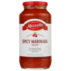 MEZZETTA: Family Recipes Spicy Marinara Sauce, 25 oz
