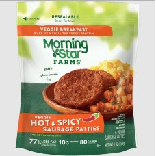 MORNINGSTAR FARMS: Hot And Spicy Sausage Patties, 8 oz