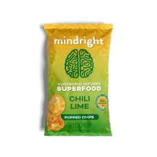 MINDRIGHT: Chili Lime Popped Chips, 4 oz