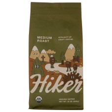 HIKER COFFEE: Medium Roast Ground Coffee, 12 oz