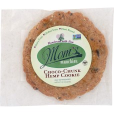 MOMS MUNCHIES: Choco Chunk Hemp Cookie, 1.5 oz