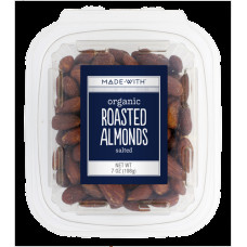 MADE WITH: Organic Roasted Almonds Tub, 7 oz