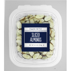 MADE WITH: Sliced Almonds Tub, 6.5 oz
