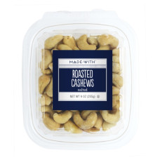 MADE WITH: Roasted Salted Cashews Tub, 9 oz