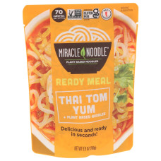 MIRACLE NOODLE: Ready To Eat Thai Tom Yum Noodle Soup, 280 gm