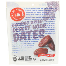 MADE IN NATURE: Dried Deglet Noor Dates, 8 oz