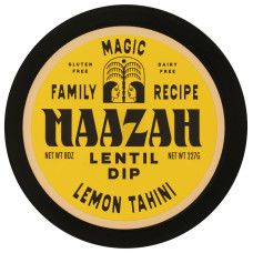 MAAZAH: Lemon Tahini Lentil Dip, 8 oz