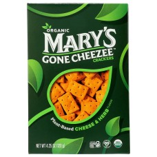 MARYS GONE CRACKERS: Chesse Herb Crackers, 4.25 oz