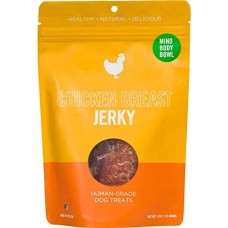 MIND BODY BOWL: Chicken Breast Jerky Dog Treat, 4 oz