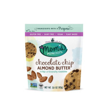 MOMS MUNCHIES: Chocolate Chip Almond Butter, 3.6 oz