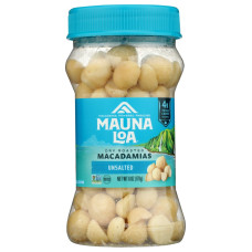 MAUNA LOA: Dry Roasted Macadamias Unsalted, 6 oz