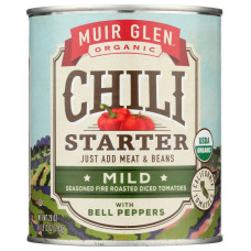 MUIR GLEN: Organic Chili Starter Mild, 28 oz