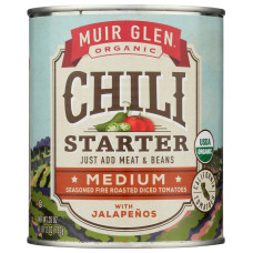 MUIR GLEN: Organic Chili Starter Medium, 28 oz
