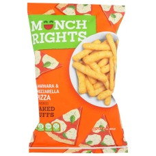 MUNCH RIGHTS: Pizza Baked Puffs, 3 oz