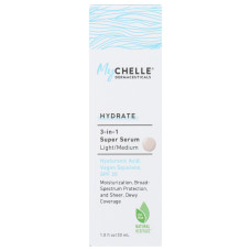 MYCHELLE DERMACEUTICALS: 3 in 1 Super Serum Light Medium Tint, 1 fo