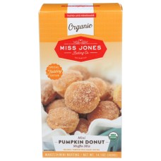 MISS JONES BAKING CO: Organic Mini Pumpkin Donut Muffin Mix, 14.1 oz