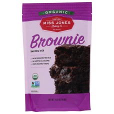 MISS JONES BAKING CO: Organic Brownie Baking Mix, 14.67 oz