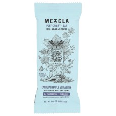 MEZCLA: Canadian Maple Blueberry Protein Bar, 1.4 oz