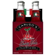 CARUSO: Maraschino Cherry Cola Soda 4Pack, 48 oz