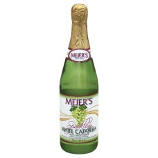 MEIER'S: Sparkling White Catawba Grape Juice, 25.4 Oz