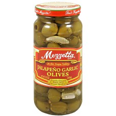 MEZZETTA: JalapeÃ±o Garlic Olives, 9.5 oz